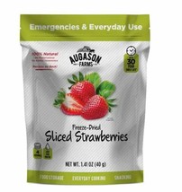Augason Farms Freeze-Dried Strawberries Resealable Dehydrated Emergency 30 Year  - £10.89 GBP
