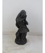 Vintage Hula Figurine - Longing Hula Girl by Hip - Made with Lava - $35.00