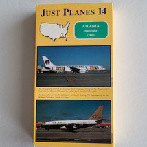 Just Planes ATLANTA Hartsfield 1994 VHS Tape Video Vintage Airplanes Jet... - $12.37