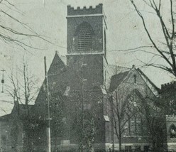 c1900 Trinity Methodist Episcopal Church Mt Gilead Ohio Vintage Postcard - £21.45 GBP