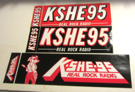 Vintage  KSHE 95 Real Rock Radio  Stickers - $94.05