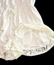 NWT Women SEEK THE LABEL Off White Halter Romper Shorts Sleeveless S Top image 8