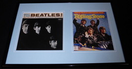 The Beatles Framed 12x18 Rolling Stone &amp; Meet the Beatles Cover Display - £55.38 GBP