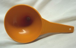 Vintage Tupperware #1227 Harvest Orange Funnel 3&quot; Retro Kitchen Utensil - £11.67 GBP