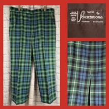Strathmore Plaid Tartan Pants Scottish Trews Mens 40x28 Cuffed Trousers ... - $98.98