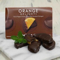 Orange Delights - Dark Chocolate Candied Oranges - 10 containers - 4.9 oz ea - $129.26