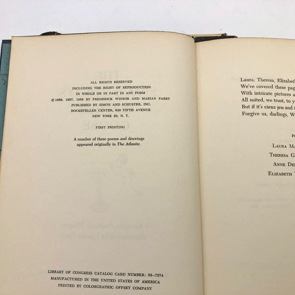 The Space Child's Mother Goose HBDC First Printing 1958 Frederick Winsor Vintage Item image 11