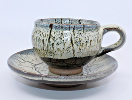 Studio Art Pottery Handcrafted Coffee Tea Mug Cup Saucer Plate Set Artis... - £25.60 GBP