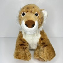 Sabertooth Tiger Plush BAB Prehistoric Cat Stuffed Animal Build a Bear 17&quot; - $19.76