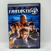 Fantastic 4 Full Screen DVD Rated PG-13 Marvel Jessica Alba Ioan Gruffudd - $9.50