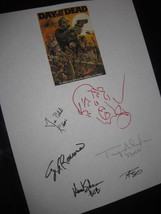 Day of the Dead Signed Movie Film Script Screenplay X6 Autograph George A Romero - £15.68 GBP