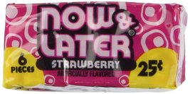 Now and Later Strawberry -6pc (24 pack) - £13.59 GBP