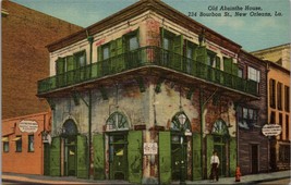 Old Absinthe House New Orleans LA Postcard PC504 - £3.91 GBP
