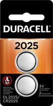 Duracell 2025 3V Lithium Coin Battery - Long Lasting Battery - 2 Count 2-Pack - £7.61 GBP