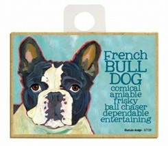 French Bull Dog Comical Frisky Dependable... Fridge Kitchen Magnet 2.5x3... - £4.64 GBP