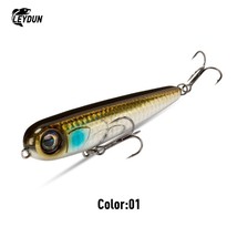 LEYDUN HOPOPEN Floating New Fishing Lures 95mm Pencil Top water Surface Saltwate - £37.55 GBP