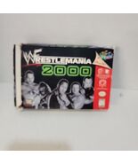 WWF Wrestlemania 2000: Nintendo 64 N64 Box &amp; Inserts Only NO GAME - $42.06 CAD