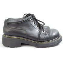 Dr. Martens Mens UK 8 US 9 Vintage 9024 Chunky Platform Boots Black England Shoe - £53.44 GBP