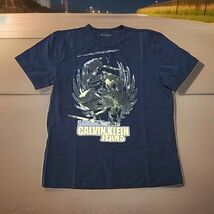 Calvin Klein T-Shirt Womens Size Large Graphic Print Logo Tee V2 - $15.59