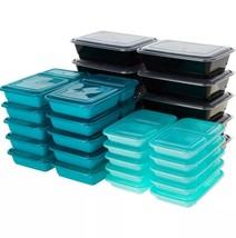 60pcs Meal Prep Set Food Storage Containers with Lids - £54.57 GBP