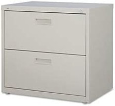 Lorell 2-Drawer Lateral File, Putty, 30 By 18-5/8 By 28-1/8 Inches. - £505.32 GBP