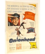 USA Movie 1965 ONIONHEAD Poster 58/398 1SH 40&#39;&#39;X27&#39;&#39; Original FOLDED,APP... - £319.34 GBP