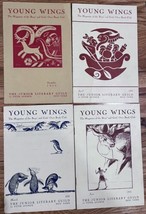 Lot Of 4 Young WINGS Magazine 1930-1931 Junior Literary Guild Book Club New York - £39.23 GBP