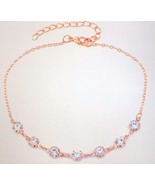 Vintage Fashion Crystal Anklets For Women  Gold Ankle Bracelet - $180.68 MXN