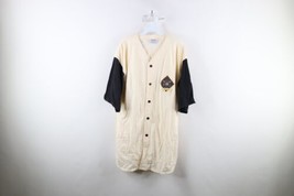 Vintage 90s Mens XL Spell Out Pittsburgh Pirates Baseball Jersey Cream Cotton - £38.79 GBP