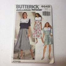 Butterick 6042 Size 6 8 10 Misses&#39; Misses&#39; Petite Top and Split Skirt - $12.86