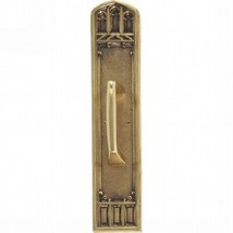Brass Accents A04-P5841-MSS-610 Oxford Pull Plate with Mission Pull, Hig... - £139.46 GBP