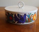 Villeroy &amp; Boch ACAPULCO Serving Vegetable Bowl 8&quot; With Lid Birds Flowers - $75.00