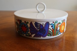 Villeroy &amp; Boch ACAPULCO Serving Vegetable Bowl 8&quot; With Lid Birds Flowers - £59.95 GBP