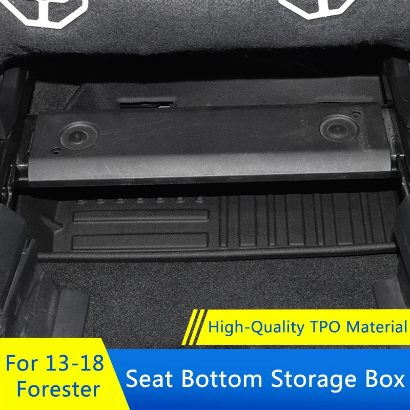 QHCP Car Under Seat Storage Box Organizer Case Seat Bottom Stowing Tidy ... - $83.66