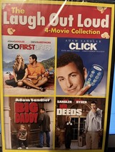 Laugh Out Loud 4-Movie Collection (DVD) 50 First dates, Click, Big Daddy, Deeds - £5.50 GBP