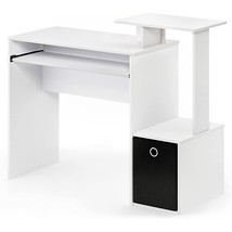 Furinno Econ Multipurpose Home Office Computer Writing Desk, White/Black - £69.46 GBP