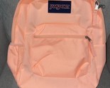 JanSport Cross Town Backpack PEACH NEON 1587 cu in 26L 17 x 12.5 x 6 JS0... - $34.58