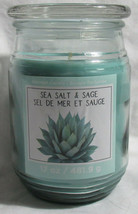 Ashland Scented Candle NEW 17 oz Large Jar Single Wick Summer SEA SALT &amp;... - $19.60