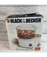 Black &amp; Decker Flavor Center Steamer Plus HS89 4 Quart Electric Food Ste... - $74.24
