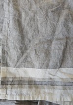 NEW Restoration Hardware Baby Child Washed Organic Linen Stripe Crib Ski... - £38.94 GBP