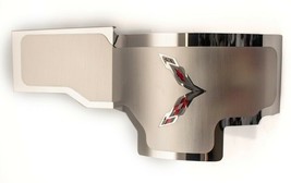 2014-2019 C7 Corvette Z06 - Alternator Cover Crossed Flags Emblem - £118.66 GBP