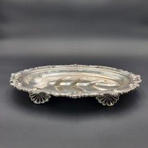 Vintage Footed Chippendale By Wallace X106 Silver Plated Serving Tray 11” - $46.74