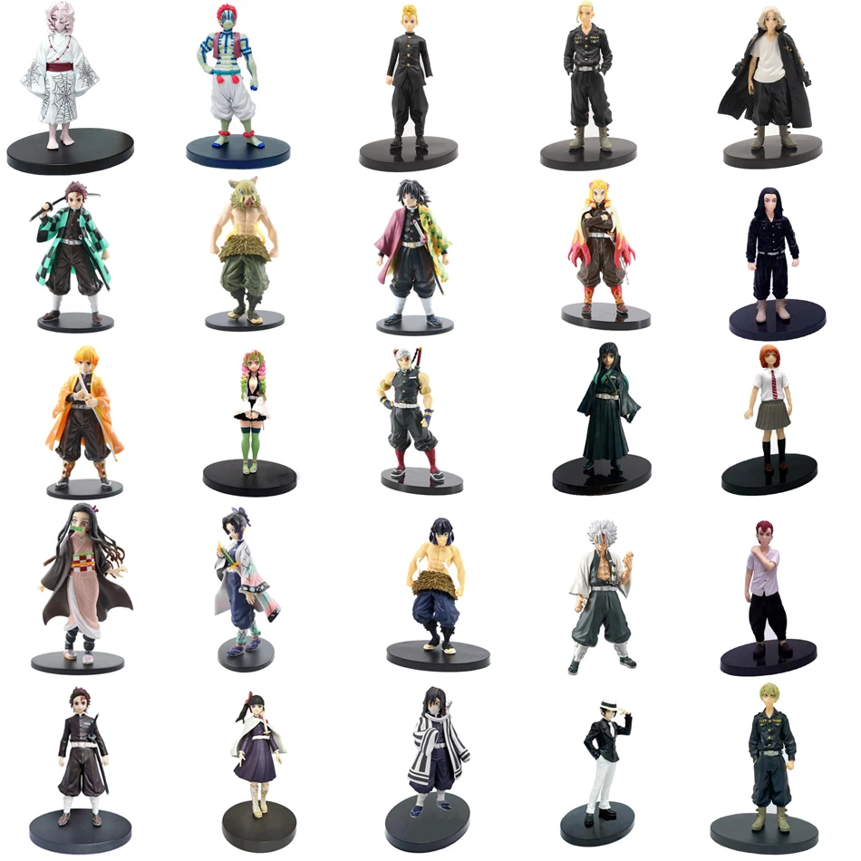 Anime Demon Slayer Figure Kamado Tanjirou Nezuko Action Figures PVC Mode... - $11.69+