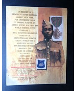 Vtg Souvenir Booklet Monument Dedication Sgt Henry Johnson Albany NY 199... - $24.99