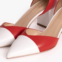 The Noella Red Leather Women Sandal image 3