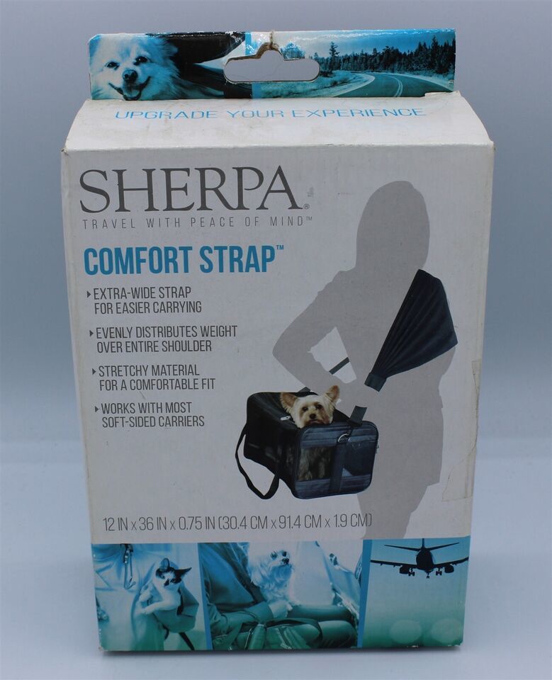 Sherpa - Comfort Strap For Dog Carrier - 12'' x 36'' x 0.75'' - Strap Only - $14.95