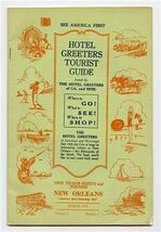 New Orleans Hotel Greeters Tourist Guide March 1938 Louisiana - $24.72