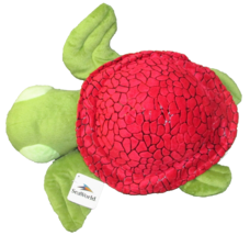 16&quot; Seaworld Sea Turtle Plush Red Shell Stuffed Animal With Hang Tag Souvenir - £9.09 GBP
