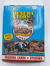 Topps Desert Storm Coalition for Peace Trading Cards Stickers Box 36ct 1991 - £7.45 GBP