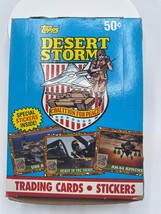 Topps Desert Storm Coalition for Peace Trading Cards Stickers Box 36ct 1991 - £7.46 GBP